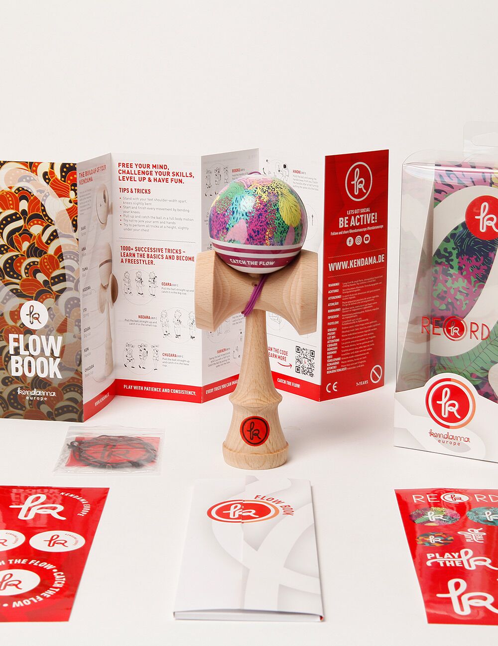 Kendama Record Plus, Aqua, Sticky Mc, Liquid Love - CTC Store